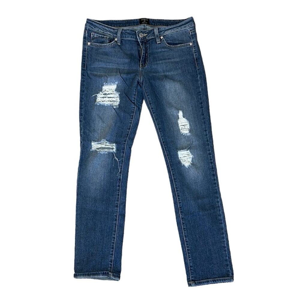 Just Black Womens Distressed Denim Jeans, Size 27